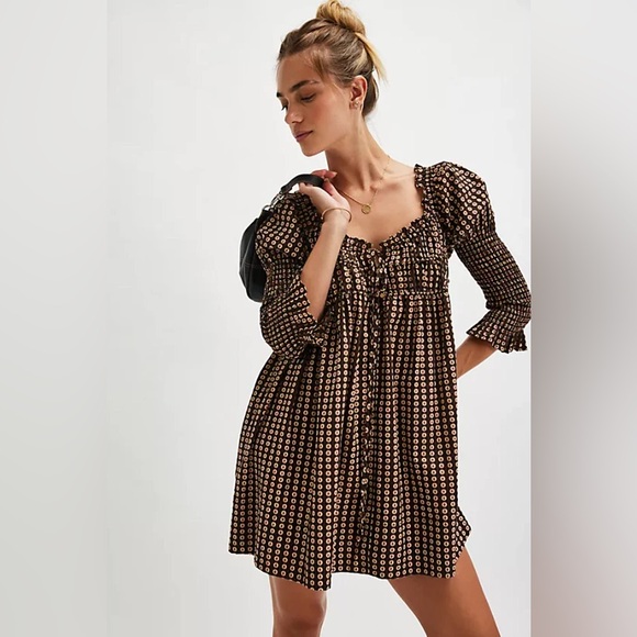 Free People Dresses & Skirts - NWT Free People STAR DIP MINI DRESS - size medium